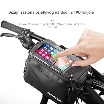 Prednja torba za bicikl s velikim kapacitetom – višenamjenska torba za vožnju