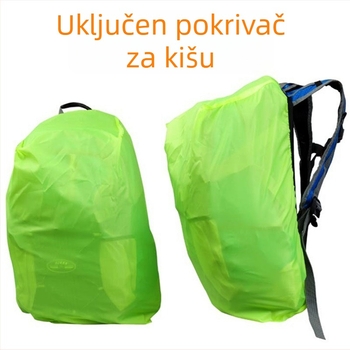 20L vanjski biciklistički ruksak, unisex, prozračan i ventiliran, s hidratacijskim rezervoarom i kišnim pokrovom