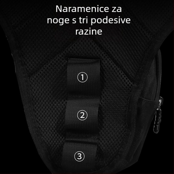 Vodootporna torbica za bedro s čvrstim kućištem za motocikl i bicikl, crossbody torba za vožnju