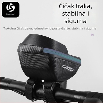 Torba za gornju cijev bicikla, velika zapremina, vodootporna, džep za telefon, za cestovne i planinske bicikle, šarena
