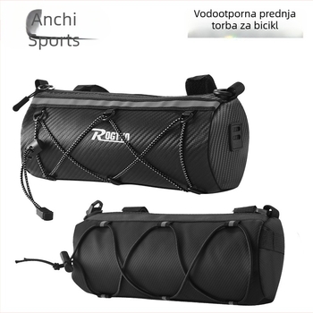 Vodootporna PU torbica za prednji okvir za planinske i cestovne bicikle, kapacitet 2L/3L