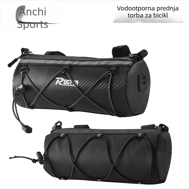 Vodootporna PU torbica za prednji okvir za planinske i cestovne bicikle, kapacitet 2L/3L