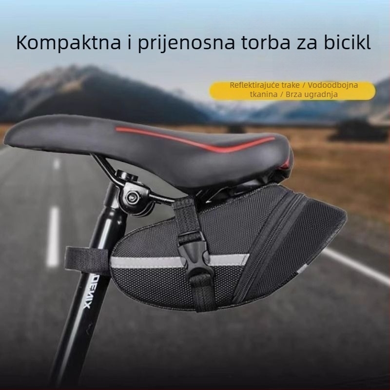 Torba za stražnje sjedalo s tvrdim kućištem za planinski bicikl, velik kapacitet, višenamjenska
