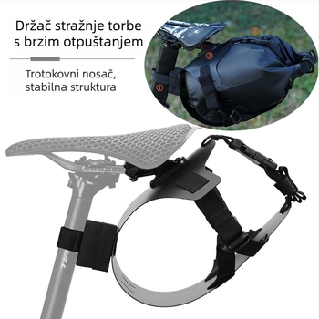 Nosač stražnje torbe za bicikl s brzom otpuštanjem, velik kapacitet