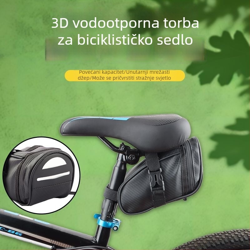 Torba za stražnje sjedalo bicikla, stražnja torba i torba za cijev sjedala, za cestovne i planinske bicikle
