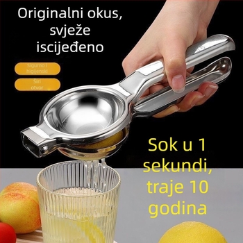Ručni citrusni sokovnik od nehrđajućeg čelika za limune, limete i naranče