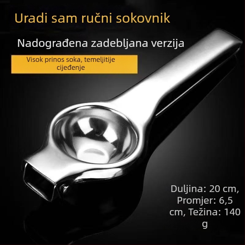 Ručni citrusni sokovnik od nehrđajućeg čelika za limune, limete i naranče