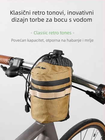 Termoizirana torbica za bočicu vode za bicikl, retro držač na upravljaču, vodootporna, za cestovne i brdske bicikle