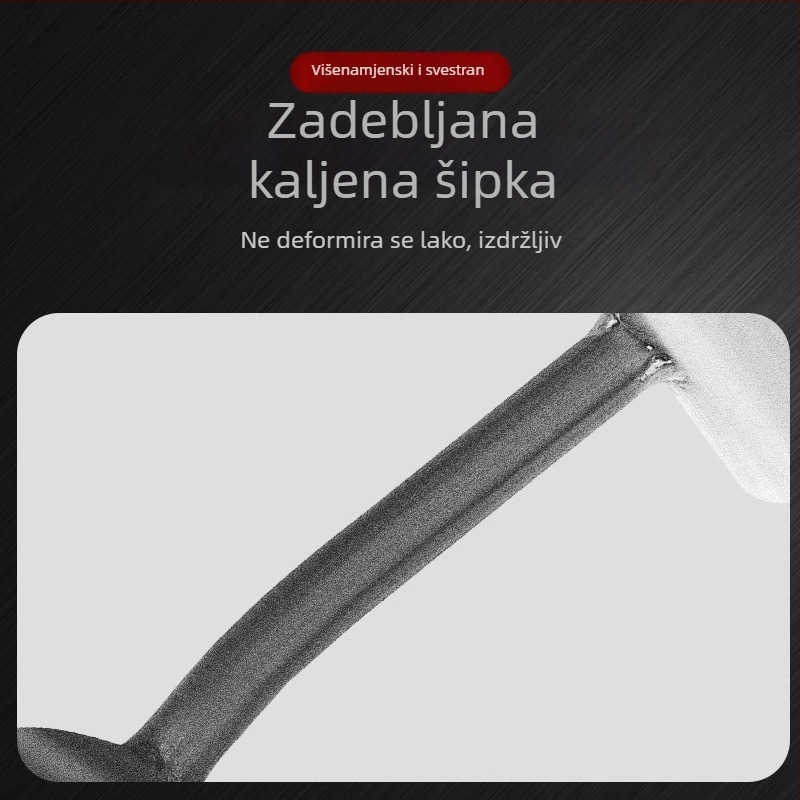 Mala vrtna lopata za kopanje divog povrća, plijevljenje, sadnja povrća i cvijeća, prozračivanje tla — od mangan čelika.