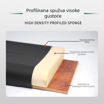 Sjedalo za električni tricikl s debelim jastučićem, vodootpornom kožnom navlakom i udobnim pjenastim jastučićem vozača