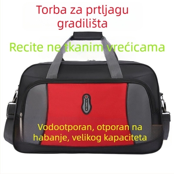 Nylon torba za putovanje velikog kapaciteta, ručna ili preko ramena, izdržljiva za preseljenje odjeće, kratka putovanja, 20–35 L