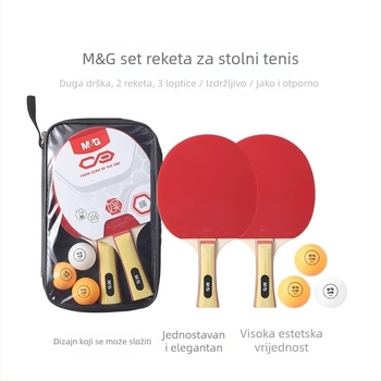 Morning Light set reketa za stolni tenis za djecu i odrasle s dvije drške AST09316
