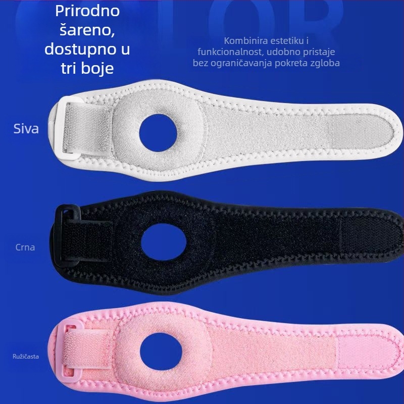 TFCC zapešć́e – unisex, fiksacijski pojas za ulnu zglob, za uganuće tetiva, badminton i stolni tenis