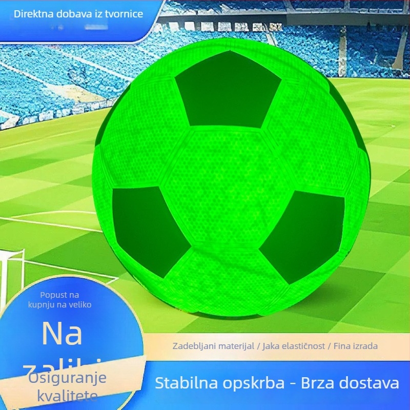 LED svjetleći gumeni nogomet, veličine 4 i 5, za treninge i utakmice, izdržljiv