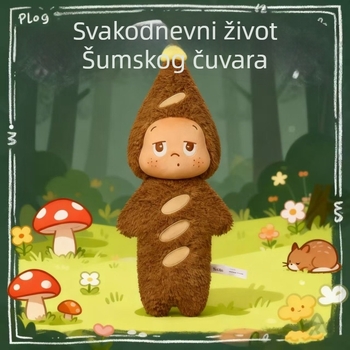 Novi stil plišani jastuk-igračica Bageta Zvjezdica, karikaturna umirujuća lutka za djecu za spavanje