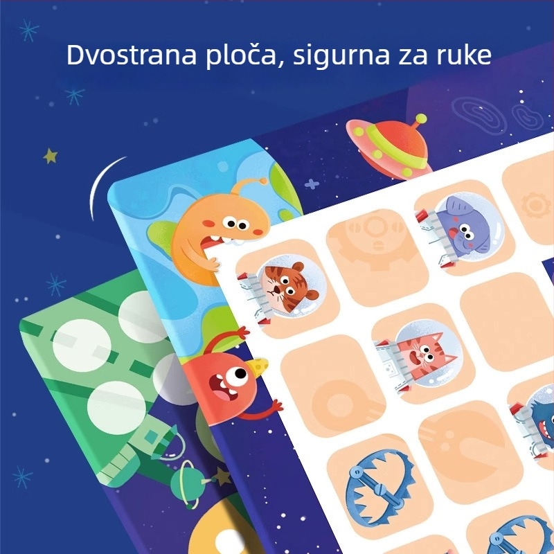 Dječji višenamjenski set šahovnice: Flying Chess, Gomoku, Go i Chinese Checkers