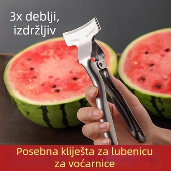 Nerđajući čelični alat za prepolovljenje dinje – djelitelj voća i klips za rezanje dinje