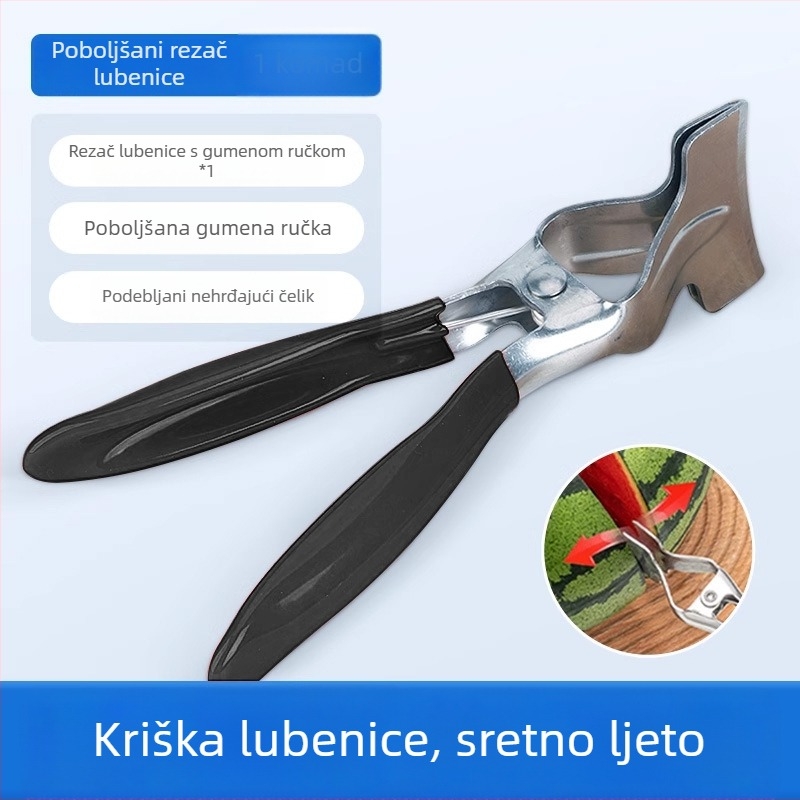 Nerđajući čelični alat za prepolovljenje dinje – djelitelj voća i klips za rezanje dinje