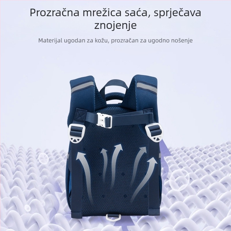 Orang Chao dječji ruksak s preslatkim motivom patke i zeke, EVA, prozračna podrška leđa, sprječavanje gubitka, za vrtić