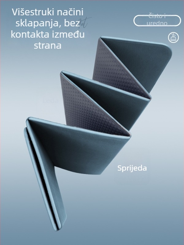 Proširena, šira i debela protuklizna joga podloga, otpornost na hladnoću, apsorpcija udara, 190×80 cm