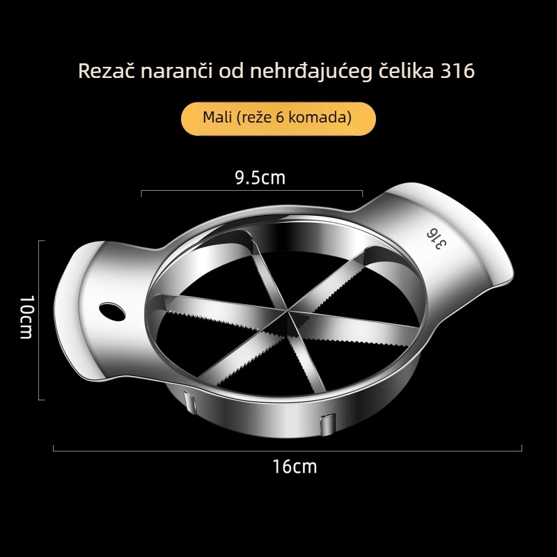 316 nehrđajući čelik – alat za uklanjanje sjemenki voća i rezanje voća (kruške i jabuke)
