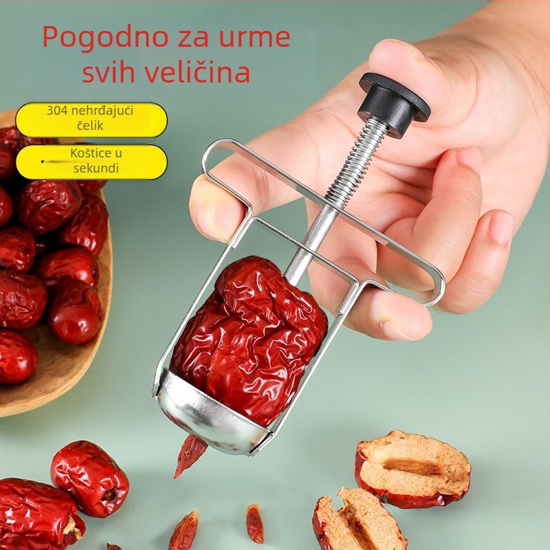 304 nehrđajući čelik – alat za izdvajanje sjemenki iz jujube i trešanja, kuhinjski gadget