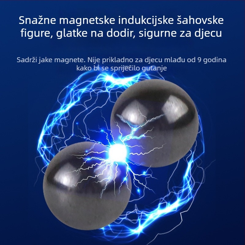 Magnetska borbena šahovska igra s detekcijom mina – stolna edukativna igra mozgalica za djecu