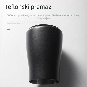Filter za kavu od nehrđajućeg čelika 304, s finom mrežicom i aromatskom šalicom