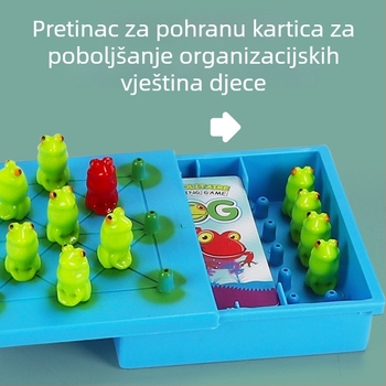 Žaba dama za djecu — edukativna društvena igra s kartama za logičko razmišljanje