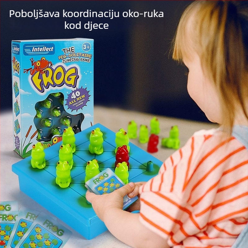Žaba dama za djecu — edukativna društvena igra s kartama za logičko razmišljanje