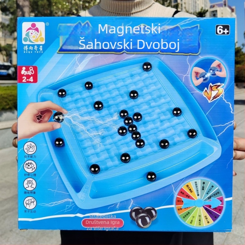 Magnetska borbena šahovska igra za djecu, stolna igra za interakciju roditelj-dijete, obrazovna igračka