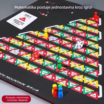 Matematički planinski šah: Leteći šah – Dječje izdanje, Poticanje intelektualnog razvoja, Stolna igra za roditelje i djecu