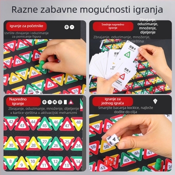 Matematički planinski šah: Leteći šah – Dječje izdanje, Poticanje intelektualnog razvoja, Stolna igra za roditelje i djecu