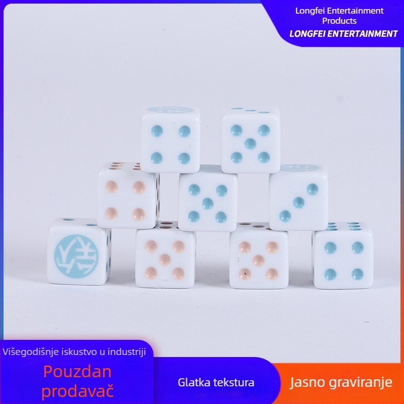 Pravokutne plastične kockice – kreativne kocke za Mahjong, KTV barove i noćne klubove