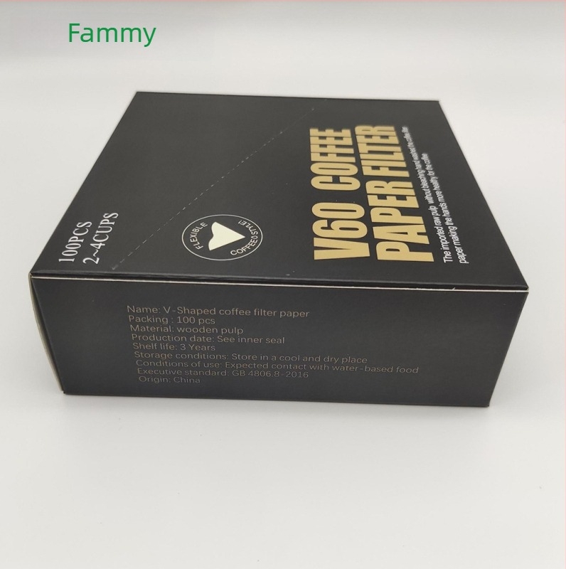 V60 konusni filter za kavu – papir za filtriranje, prirodna boja