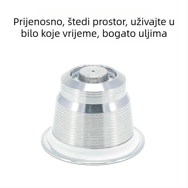 Ponovno upotrebljivi filter za kavu od nehrđajućeg čelika za kapsule Nestlé Nespresso
