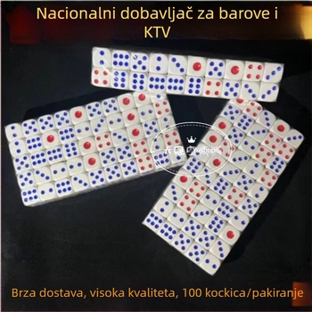 Šarene kocke za bar i noćne klubove – velike brojčane kocke za mahjong