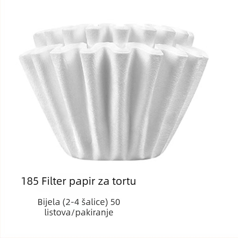 Origami Cup filter za kavu za ručnu pripremu, papirnati filter za kapanje, valoviti dizajn, model 155185