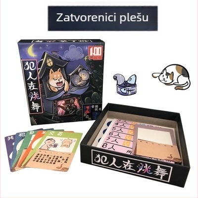 Zatvorenici na plesnom partyju: Kartična igra s Proširenjem Dvorska Bitka, Lagana Društvena Igra za Stolom