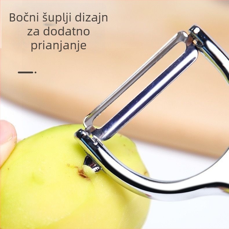 Nerđajući čelični oljuštivač voća i povrća, višenamjenski