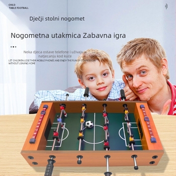 Stolni nogomet s temom Svjetskog prvenstva, mini stolni nogomet, obiteljska interaktivna edukativna igra za djecu