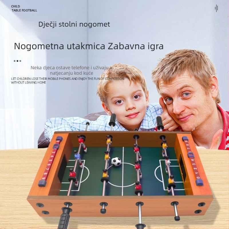 Stolni nogomet s temom Svjetskog prvenstva, mini stolni nogomet, obiteljska interaktivna edukativna igra za djecu