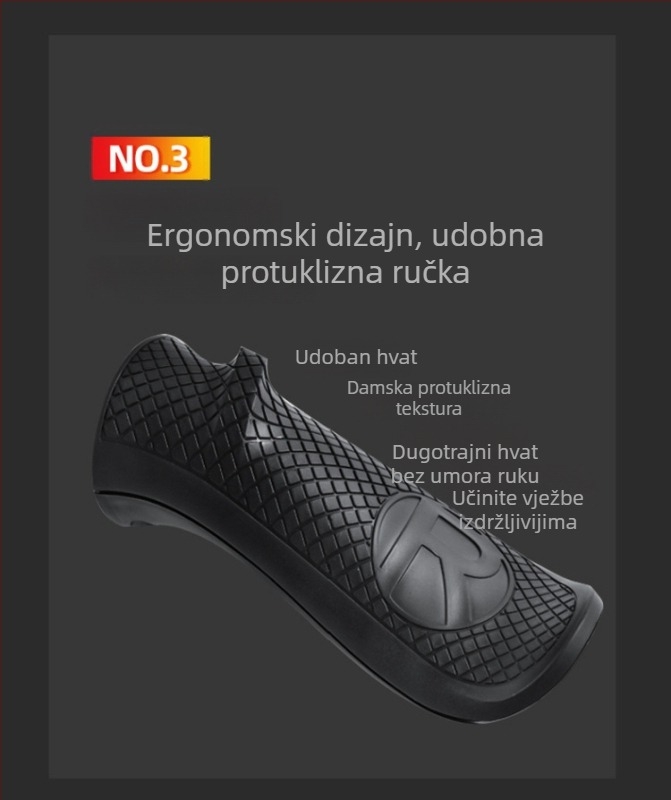 Abdominalni kolut s automatskim vraćanjem za kućnu upotrebu – fitness oprema za oblikovanje trbuha (muškarci i žene)