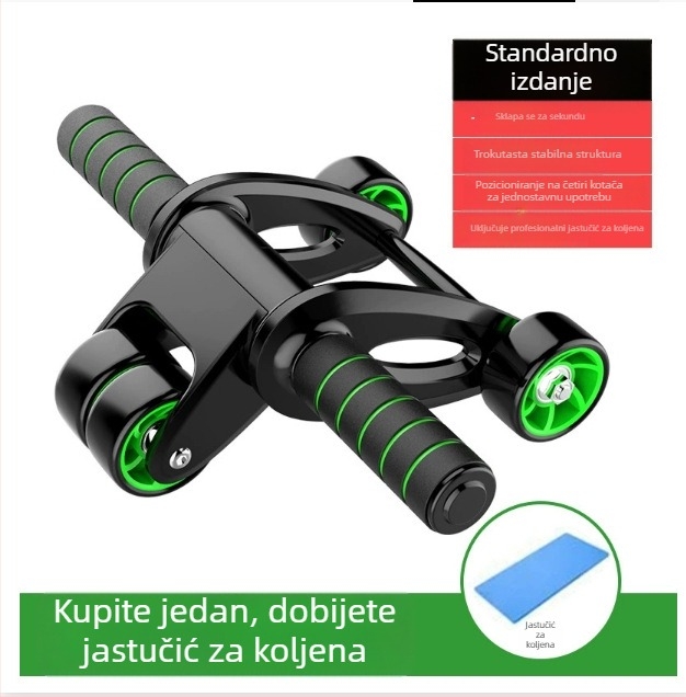 Kotač za trbušne mišiće za kućnu fitness opremu, kotač za trbuh za muškarce i žene, oprema za početnike