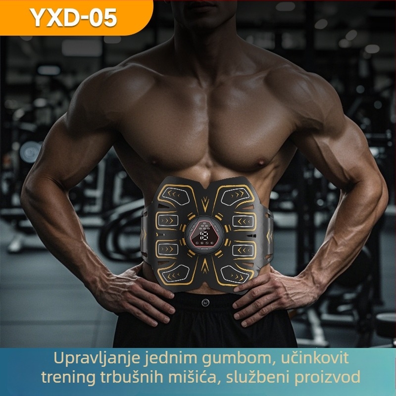 EMS uređaj za trbušnjake s 8 elektroda za pojas, masažni fitness uređaj i stimulatore mišića