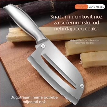 Nehrđajući čelični kuhinjski oguljač, višenamjenski za krumpire, šećernu trsticu i ananas