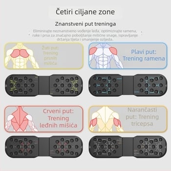 Sklopiva višenamjenska daska za sklekove za kućnu vježbu – trener prsnih mišića i trbušnih mišića
