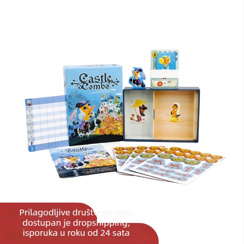 Castle Combo: Društvena igra s kartama – strategija za zabavu i druženje