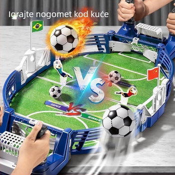 Dječji stolni nogomet za dva igrača, interaktivna roditeljsko-dječja edukativna društvena igra, simulirani stadion