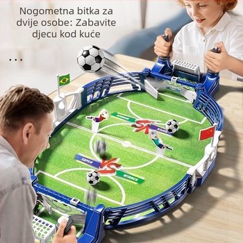 Dječji stolni nogomet za dva igrača, interaktivna roditeljsko-dječja edukativna društvena igra, simulirani stadion